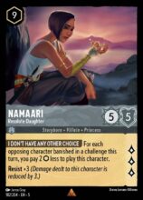 182/204 Namaari - Resolute Daughter Lorcana Shimmering Skies Rare