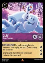 050/204 Olaf - Happy Passenger Lorcana Shimmering Skies Rare