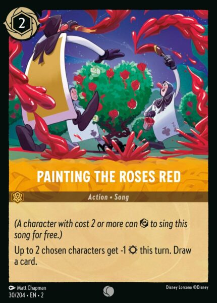 030/204 Painting the Roses Red Disney Lorcana Rise of the Floodborn Common