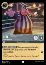 195/204 Pete - Game Referee Lorcana Shimmering Skies Uncommon