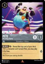 187/204 Pete - Wrestling Champ Lorcana Shimmering Skies Rare