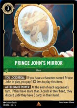 098/204 Prince John's Mirror Lorcana Shimmering Skies Rare