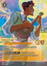 205/204 Prince Naveen - Ukulele Player Lorcana Shimmering Skies Enchanted