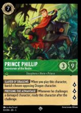 083/204 Prince Phillip - Swordsman of the Realm Lorcana Shimmering Skies Super Rare