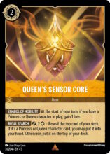 031/204 Queen's Sensor Core Lorcana Shimmering Skies Rare