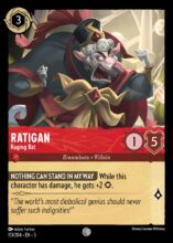 113/204 Ratigan - Raging Rat Ruby Lorcana Shimmering Skies Common