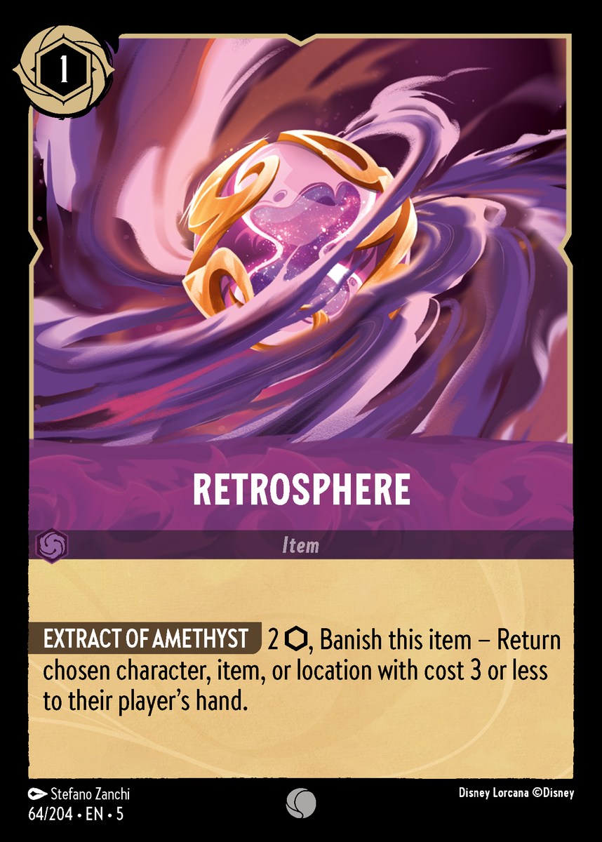 064/204 Retrosphere Lorcana Shimmering Skies Common