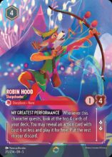 215/204 Robin Hood – Sharpshooter Lorcana Shimmering Skies Enchanted