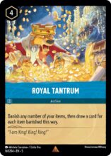 161/204 Royal Tantrum Lorcana Shimmering Skies Rare