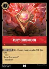 134/204 Ruby Chromicon Lorcana Shimmering Skies Uncommon