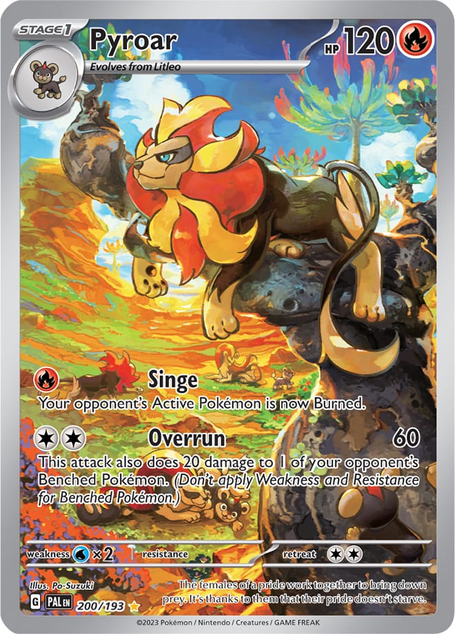 Pyroar - 200/193 Illustration Rare