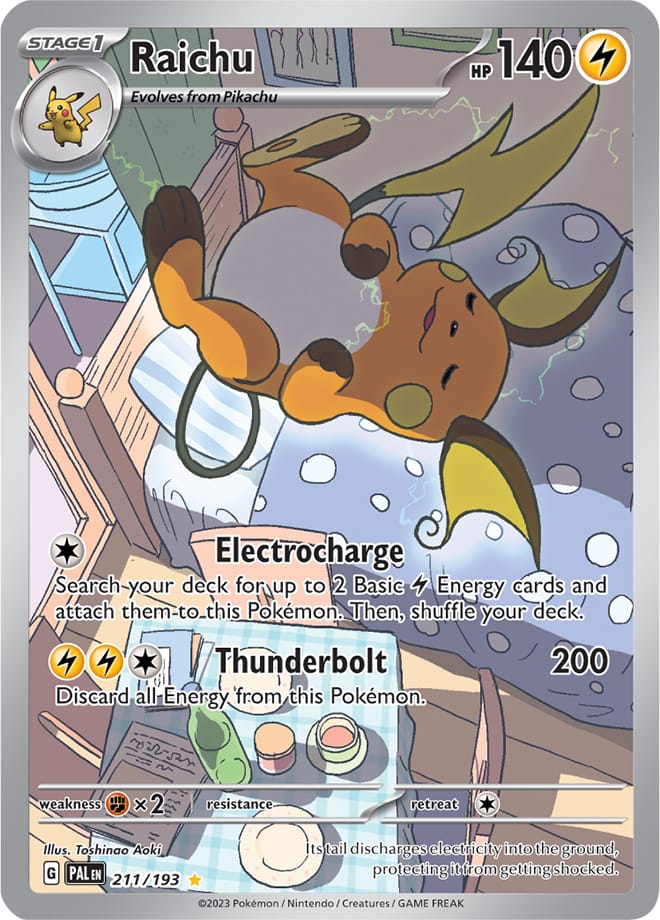 Raichu - 211/193 Illustration Rare