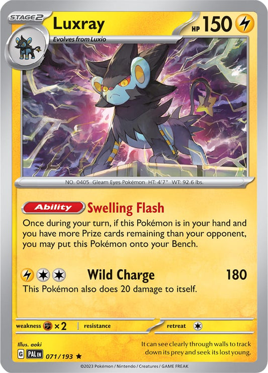 Luxray 071/193 Rare Holo