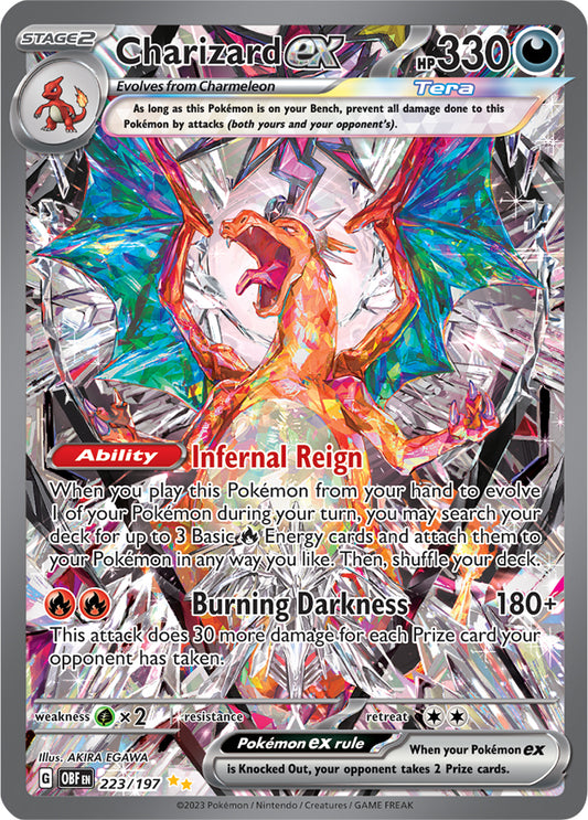 Charizard ex 223/197 Special Illustration Rare Pokemon Card (SV Obsidian Flames)