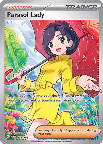 Pokemon Scarlet & Violet SV04: Paradox Rift Parasol Lady Ultra Rare - 238/182