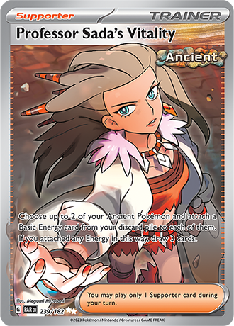Pokemon Scarlet & Violet SV04: Paradox Rift Professor Sada’s Vitality Ultra Rare - 239/182