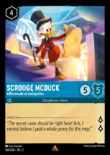 140/204 Scrooge McDuck - Afficionado of Antiquities Lorcana Shimmering Skies Rare