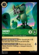 091/204 Shenzi - Head Hyena Lorcana Shimmering Skies Rare