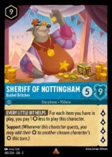 145/204 Sheriff Of Nottingham - Bushel Britches Lorcana Shimmering Skies Rare