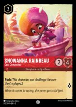 110/204 Snowanna Rainbeau - Cool Competitor Ruby Lorcana Shimmering Skies Common