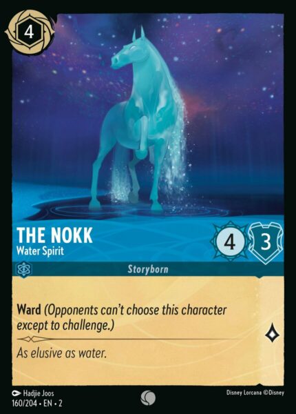 160/204 The Nokk - Water Spirit Disney Lorcana Rise of the Floodborn Common