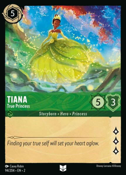 094/204 Tiana - True Princess Disney Lorcana Rise of the Floodborn  Uncommon