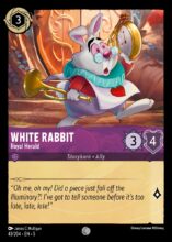 043/204 White Rabbit - Royal Herald Lorcana Shimmering Skies Common