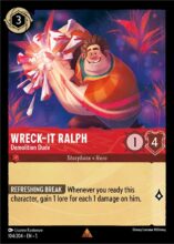 104/204 Wreck-It Ralph - Demolition Dude Lorcana Shimmering Skies Rare