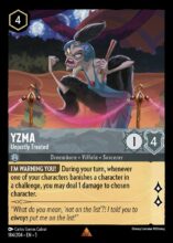 184/204 Yzma - Unjustly Treated Lorcana Shimmering Skies Rare