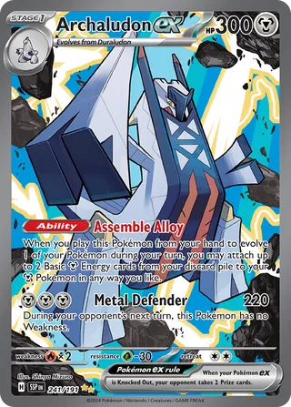 241/191 Surging Sparks Archaludon ex Special Illustration Rare