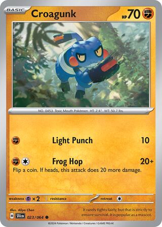 023/064 Shrouded Fable Croagunk Common