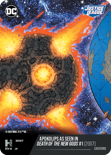 A1 - A51546 DC UNLOCK THE MULTIVERSE - CHAPTER 1 LOCATIONS Apokolips as seen in Death of the New Gods #1 (2007) Common