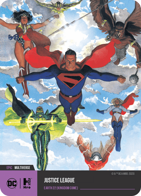 A1 - A34937 DC UNLOCK THE MULTIVERSE - CHAPTER 4 MULTIVERSE Justice League - Earth 22 (Kingdom Come)  Epic 4