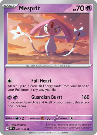 079/191 Surging Sparks Mesprit Common