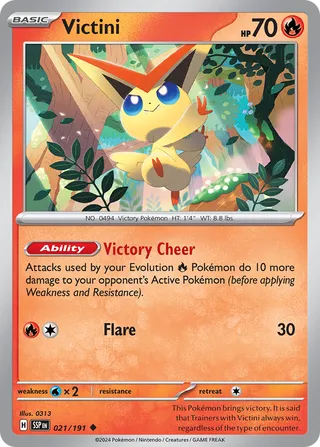 021/191 Surging Sparks Victini Uncommon