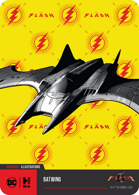 A1 - A67927 THE FLASH: ILLUSTRATIONS Batwing Superior