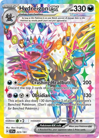 223/191 Surging Sparks Hydreigon ex Ultra Rare