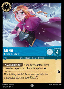 137/204 Anna - Braving the Storm Disney Lorcana Ursula’s Return Common