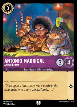 035/204 Antonio Madrigal - Animal Expert Disney Lorcana Ursula’s Return Uncommon