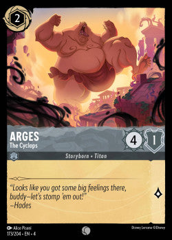 173/204 Arges - The Cyclops Disney Lorcana Ursula’s Return Common