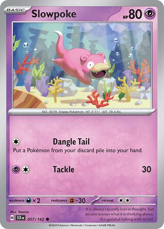 057/142 SCR Stellar Crown Slowpoke Common