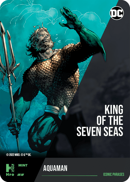 A1 - A46680DC UNLOCK THE MULTIVERSE - CHAPTER 1 "King  of the  Seven Seas" - Aquaman Uncommon