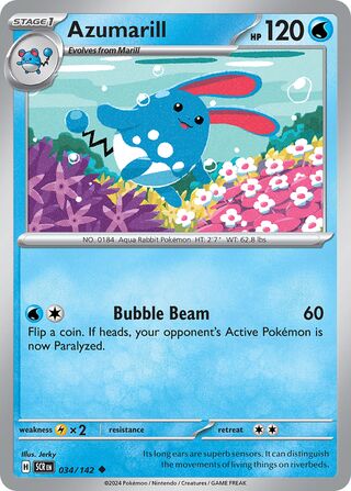 034/142 SCR Stellar Crown Azumarill Uncommon