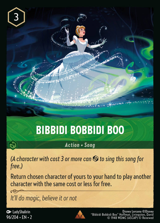 096/204 Bibbidi Bobbidi Boo Disney Lorcana Rise of the Floodborn Rare