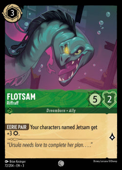 072/204 Flotsam - Riffraff  Disney Lorcana into the inklands Common