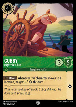 069/204 Cubby - Mighty Lost Boy Disney Lorcana into the inklands Common