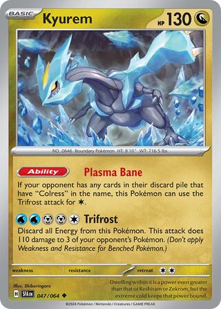 047/064 Shrouded Fable Kyurem Uncommon