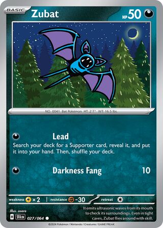 027/064 Shrouded Fable Zubat Common