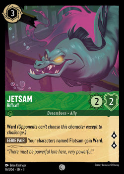 076/204 Jetsam - Riffraff Common Disney Lorcana into the inklands