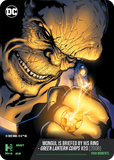 A1 - A46680DC UNLOCK THE MULTIVERSE - CHAPTER 1 ICONIC PHRASES Mongul Is Briefed By His Ring  - Green Lantern Corps #20 (2008) Uncommon